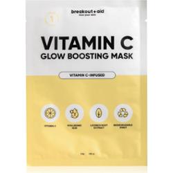 breakout + aid Vitamin C Glow Boosting Mask maseczka w płachcie z witaminą C 34 g