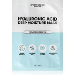 breakout + aid Hyaluronic Acid Deep Moisture Mask maska nawilżająca w płacie z kwasem hialuronowym 34 g
