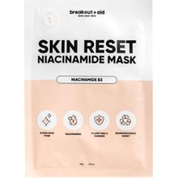breakout + aid Skin Reset Niacinamide Mask maseczka w płachcie z niacynamidem 34 g