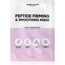 breakout + aid Peptide Firming & Smoothing Mask maseczka w płachcie z peptydami 34 g