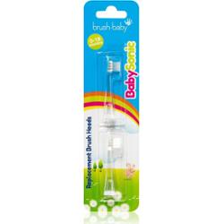 Brush Baby BabySonic końcówki wymienne do szczoteczki do zębów 0-18 months 2 szt.