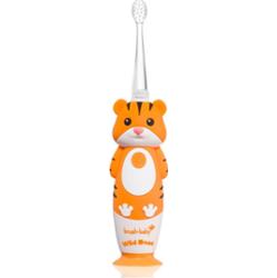 Brush Baby WildOnes WildOne elektryczna szczoteczka do zębów + 2 zapasowe końcówki dla dzieci Tiger 1 szt.