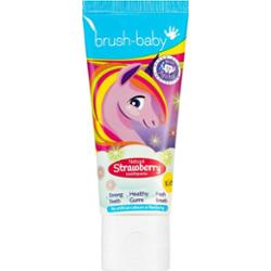 Brush Baby Natural Strawberry pasta do zębów dla dzieci o smaku truskawki od 3 lat 50 ml