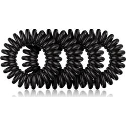 BrushArt Hair Rings gumki do włosów Black 4 szt.