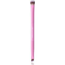 BrushArt Double Duty Eyeliner & Eyeshadow brush pędzelek do cieni do powiek i eyeliner dwustronny 1 szt.