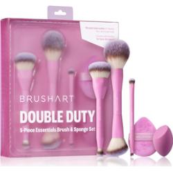 BrushArt Double Duty 5-Piece Essentials Brush & Sponge Set zestaw pędzli