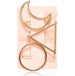 BrushArt Hair Clip spinki do włosów Simple Shapes 3 szt.