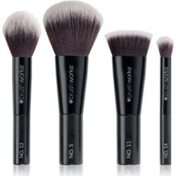 Brushworks On The Move Makeup Minis Complexion zestaw pędzli