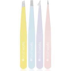 Brushworks Tweezer Set Mixed zestaw pęset