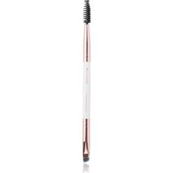 Brushworks Double Ended Brow Brush pędzel do stylizacji brwi ze szczotką 1 szt.