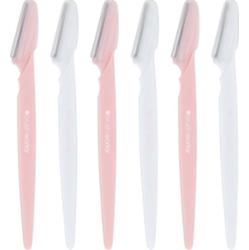 Brushworks Angled Dermaplaners (Pack of 6) - dermaplanery