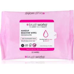 Brushworks Makeup Remover Wipes chusteczki do makijażu 25 szt.