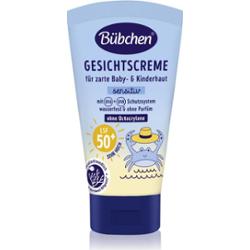 Bübchen Sensitive Sun Protection Face Cream SPF 50+ krem ochronny do twarzy dla dzieci SPF 50+ 6 m+ 50 ml