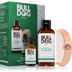 Bulldog Original Beard Care Kit zestaw upominkowy dla mężczyzn Peach Wood 10,4 cm