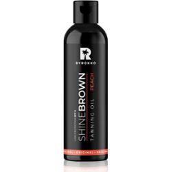 BYROKKO Shine Brown Peach olejek ochronny wspomagający opalanie SPF 6 150 ml