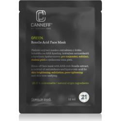Canneff Green Roselle Acid Face Mask maseczka złuszczająca z AHA 12 ml