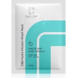 Canneff Balance CBD Hydra Infusion Sheet Mask maska nawilżająca w płacie 1 szt.