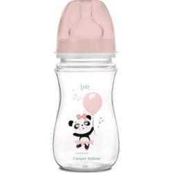 Canpol babies Exotic Animals butelka dla niemowląt Pink 240 ml