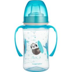 Canpol babies Exotic Animals kubek treningowy z uchwytami 6+ m Blue 240 ml