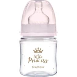 Canpol babies Royal Baby butelka dla niemowląt 0m+ Pink 120 ml