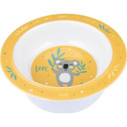 Canpol babies Exotic Animals Bowl miska z przyssawką Yellow 270 ml