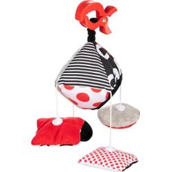 Canpol babies Sensory wisząca zabawka kontrastowa z klipsem 0m+ 1 szt.