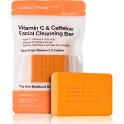 Carbon Theory Facial Cleansing Bar Vitamin C & Caffeine mydło oczyszczające do twarzy z witaminą C Orange 100 g