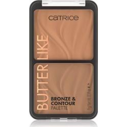 Catrice Butter Like Bronze & Contour paletka do konturowania twarzy z bronzerem odcień 010 Born To Shape 9 g