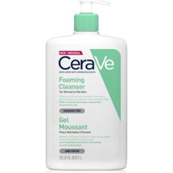 CeraVe Cleansers Foaming Cleanser pieniący się żel myjący dla skóry normalnej i tłustej 1000 ml