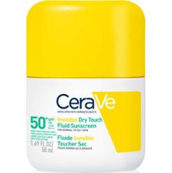 CeraVe Invisible Dry Touch Fluid SPF 50+ fluid ochronny z efektem matującym SPF 50+ 50 ml