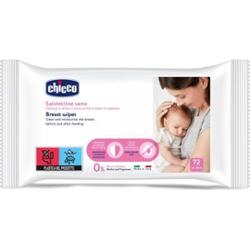 Chicco Breast Wipes nawilżane chusteczki oczyszczające do biustu 72 szt.