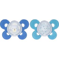 Chicco Physio Comfort Night 16-36 m smoczek Cat/Stars 2 szt.