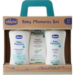 Chicco Baby Moments Clean & Protect zestaw upominkowy dla dzieci od urodzenia