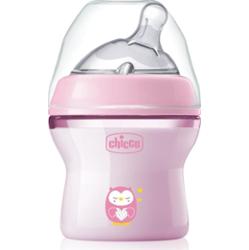 Chicco Natural Feeling Pink Girl butelka dla niemowląt 0 m+ 150 ml
