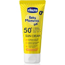 Chicco Baby Moments Sun krem do opalania SPF 50+ dla dzieci od urodzenia 75 ml