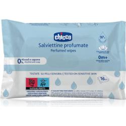 Chicco Perfumed Wipes 0m+ chusteczki nawilżane dla dzieci lekko perfumowany 16 szt.