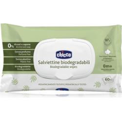 Chicco Biodegradable Baby Wipes delikatne nawilżane chusteczki dla dzieci 60 szt.
