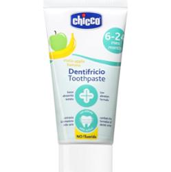 Chicco Fluoride-Free Toothpaste 6-24m pasta do zębów bez fluoru dla dzieci Apple-Banana 50 ml