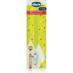 Chicco Always Smiling Set 3y+ zestaw do pielęgnacji zębów z futerałem Hippo