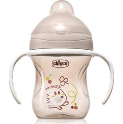 Chicco Training Cup 6m+ kubek treningowy z uchwytami Grey 200 ml