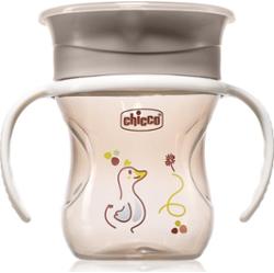 Chicco 360 Perfect X 12m+ kubek treningowy z uchwytami Grey 200 ml