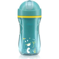 Chicco Sport Cup 14m+ kubek ze słomką Teal 266 ml