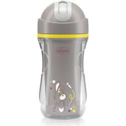 Chicco Sport Cup 14m+ kubek ze słomką Grey 266 ml
