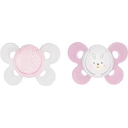 Chicco Physio Comfort 2-6 m smoczek Girl-Dots/Rabbit 2 szt.