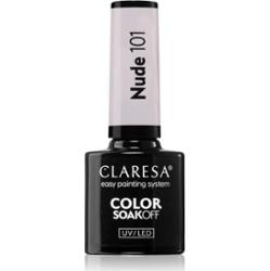 Claresa SoakOff UV/LED Color Nude lakier hybrydowy do paznokci odcień 101 5 g
