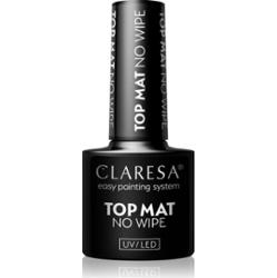 Claresa UV/LED Top Mat No Wipe żelowy lakier nawierzchniowy nadający matowy wygląd 5 g