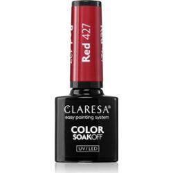 Claresa SoakOff UV/LED Color Fun Fair lakier hybrydowy do paznokci odcień Red 427 5 g