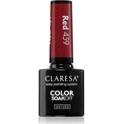 Claresa SoakOff UV/LED Color Warm Feelings lakier hybrydowy do paznokci odcień Red 439 5 g