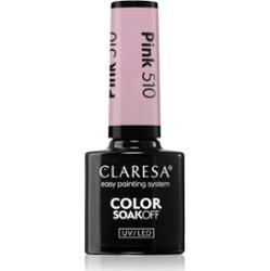 Claresa SoakOff UV/LED Color Fun Fair lakier hybrydowy do paznokci odcień Pink 510 5 g