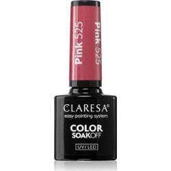 Claresa SoakOff UV/LED Color Savanna Vibes lakier hybrydowy do paznokci odcień Pink 525 5 g